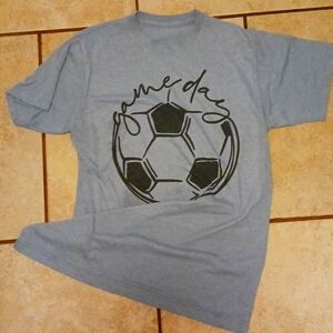 Soft Blue Tee 💙 "Game Day"